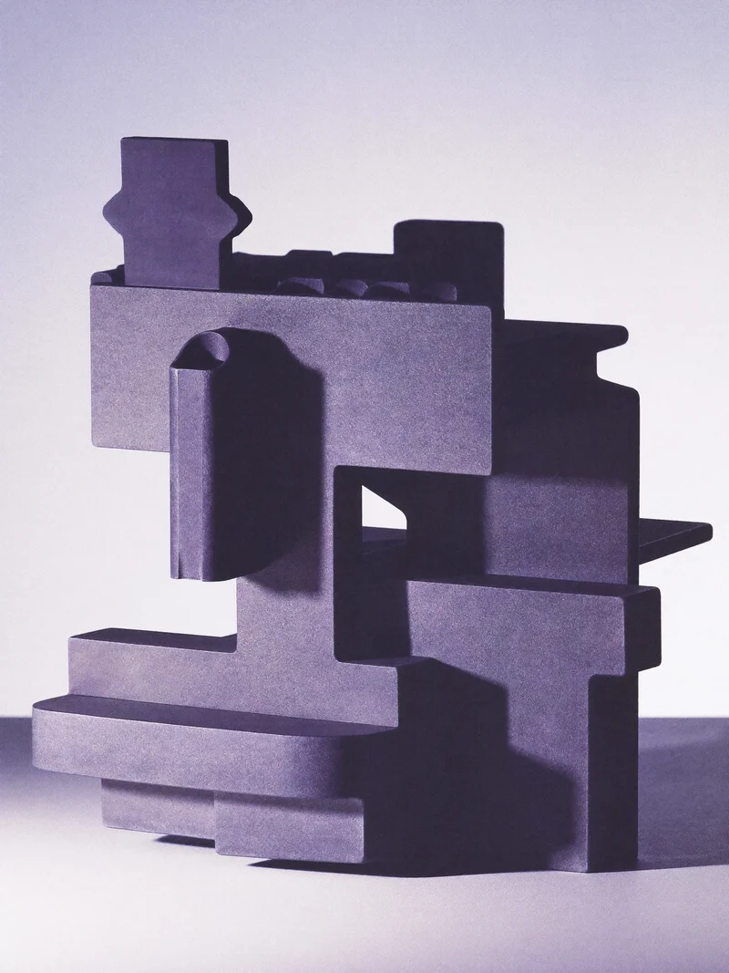 Illustration eines modularen Schreibtischobjekts als Konzeptentwurf